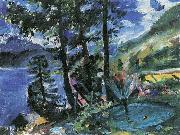 Lovis Corinth Walchensee mit Springbrunnen Spain oil painting artist